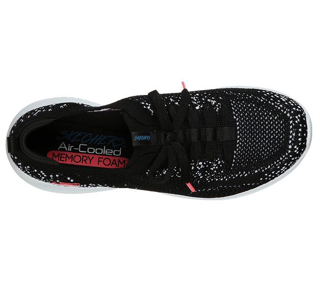 Zapatillas Skechers Mujer - Ultra Flex Negro AJMOX5243